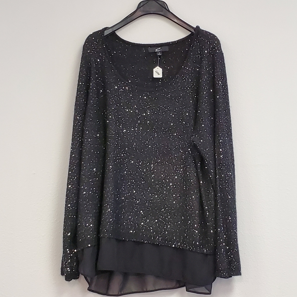 Sparkly black sweater